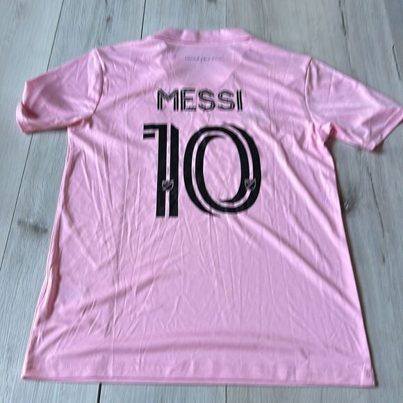 Adidas 23/24 Miami CF Home Jersey Messi 10 Pink Small NWT in packaging - Picture 10 of 13
